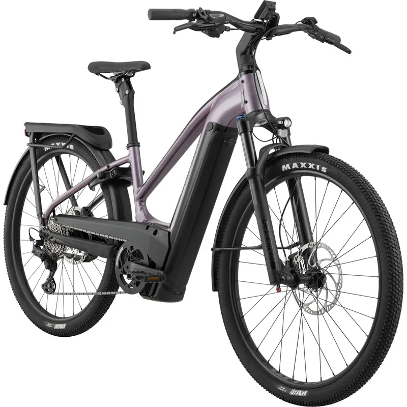  Cannondale Tesoro Neo X 1 ST Unisex Electric Hybrid Bike - Lavender-1